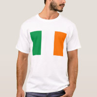 Camiseta con bandera de Irlanda