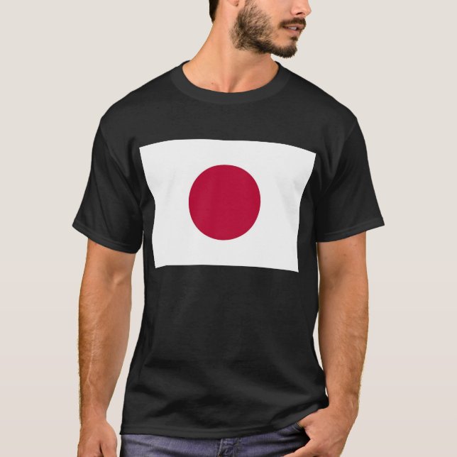 Camiseta con bandera de Japón (Anverso)