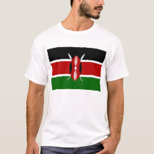 Camiseta con bandera de Kenia