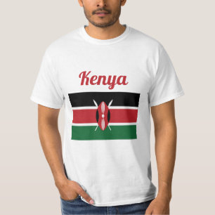 Camiseta con bandera de Kenia