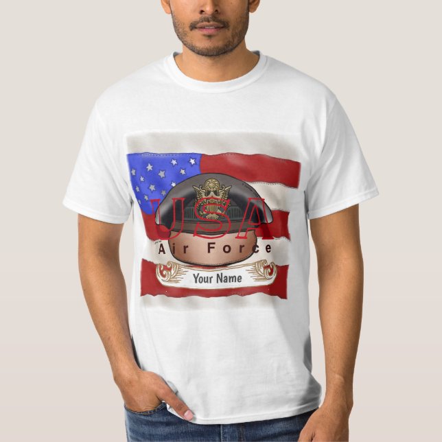 Camiseta con bandera de la Fuerza Aérea (Anverso)
