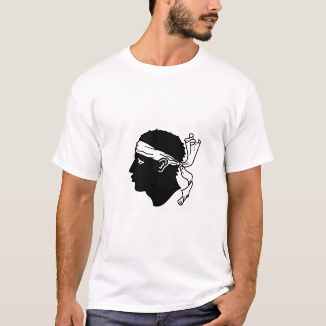 Camiseta con bandera de la isla de Córcega, Franci (Anverso)