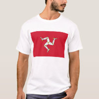 Camiseta con bandera de la Isla de Man
