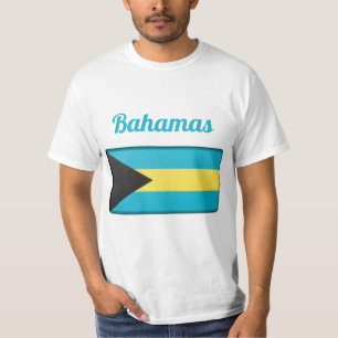 Camiseta con bandera de las Bahamas