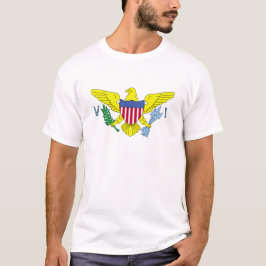 Camiseta con bandera de las Islas Vírgenes
