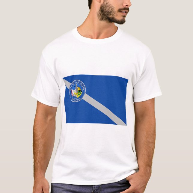 Camiseta con bandera de Las Vegas, Estados Unidos (Anverso)