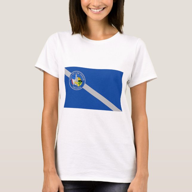 Camiseta con bandera de Las vegas, Estados Unidos (Anverso)
