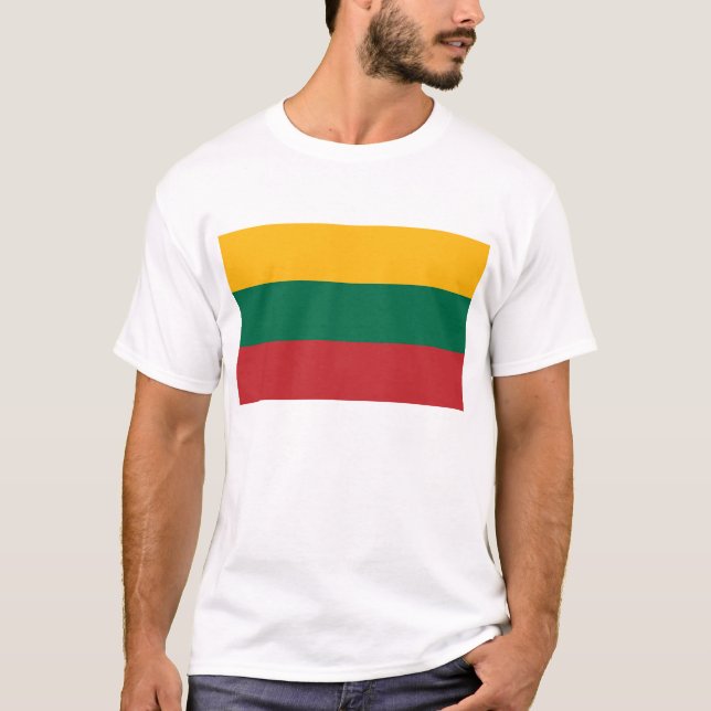 Camiseta con bandera de Lituania (Anverso)