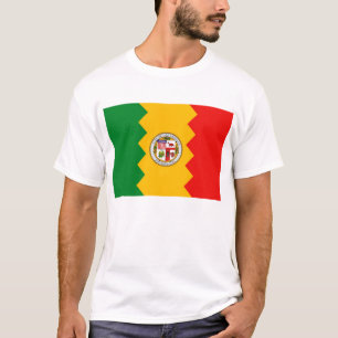 Camiseta con bandera de Los Ángeles, California, E
