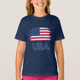 Camiseta con bandera de los Estados Unidos