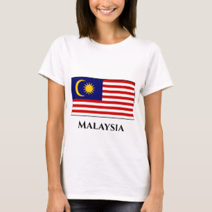 Camiseta con bandera de Malasia