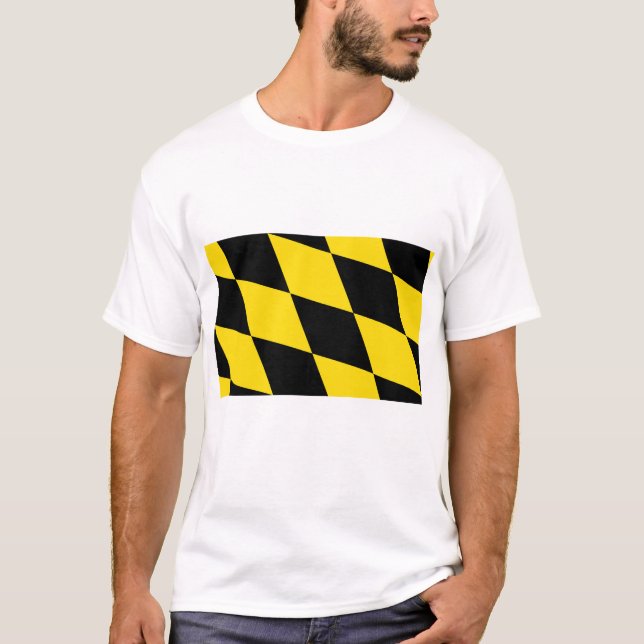 Camiseta con bandera de Múnich, Baviera (Anverso)