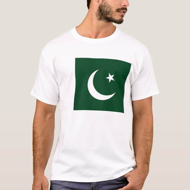 Camiseta con bandera de Pakistán (Anverso)