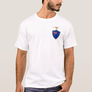 Camiseta con bandera de pantalla australiana