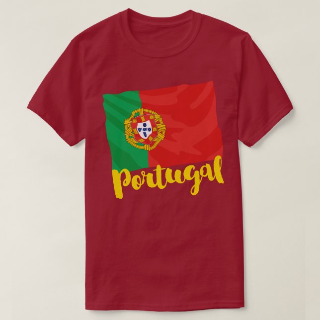 Camiseta con bandera de Portugal (Diseño del anverso)