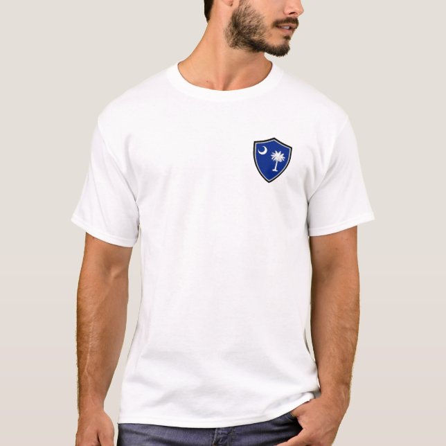 Camiseta con bandera de protección de Carolina del (Anverso)