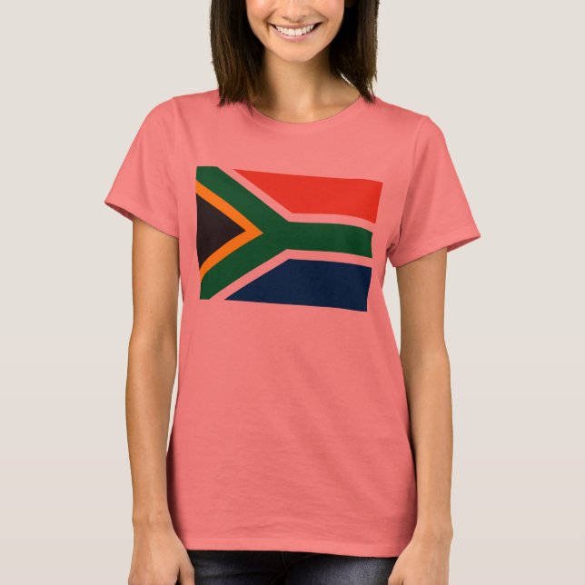 Camiseta con bandera de Sudáfrica (Anverso)