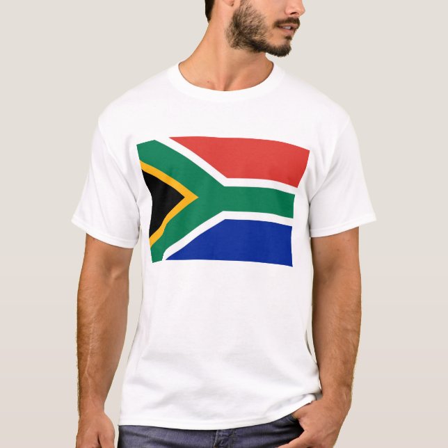 Camiseta con bandera de Sudáfrica (Anverso)