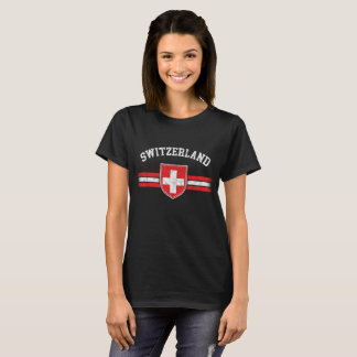 Camiseta con bandera de Suiza