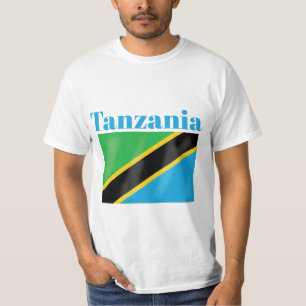 Camiseta con bandera de Tanzania