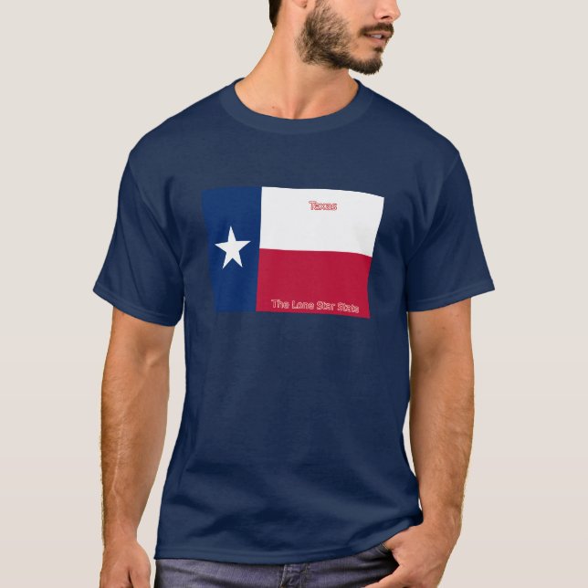 Camiseta con bandera de Texas (Anverso)
