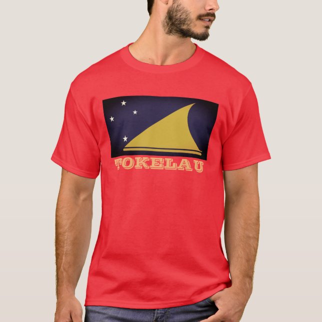 Camiseta con bandera de Tokelau (Anverso)
