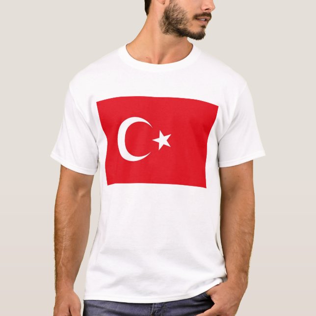Camiseta con bandera de Turquía (Anverso)