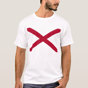 Camiseta con bandera del estado de Alabama Estados