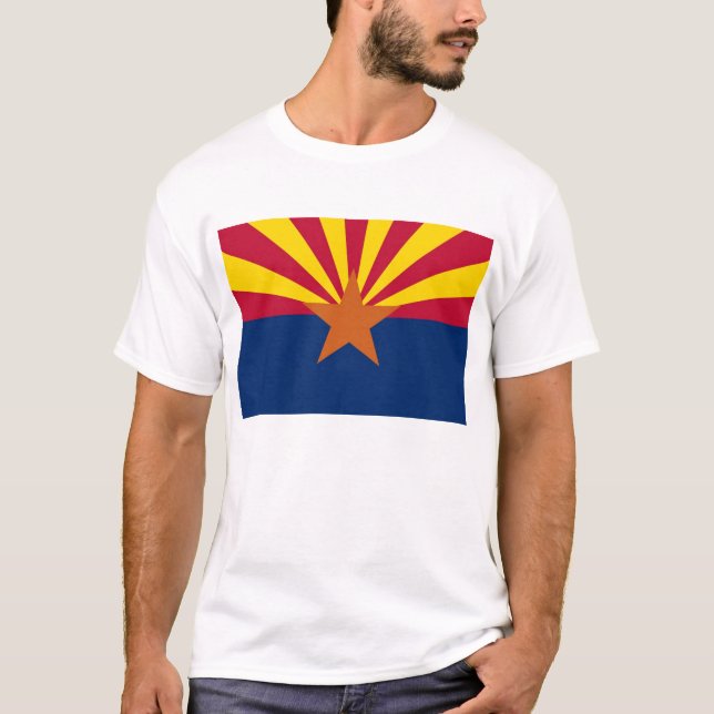 Camiseta con bandera del estado de Arizona Estados (Anverso)