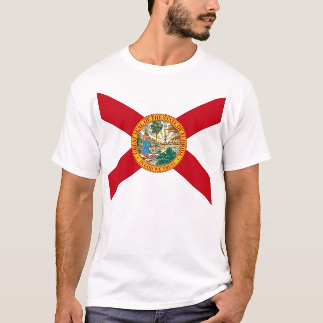 Camiseta con bandera del estado de Florida Estados (Anverso)