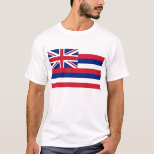 Camiseta con bandera del estado de Hawaii Estados 