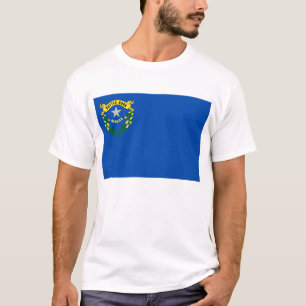 Camiseta con bandera del estado de Nevada Estados 