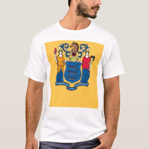 Camiseta con bandera del estado de Nueva Jersey Es