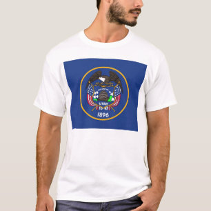 Camiseta con bandera del estado de Utah EE.UU.