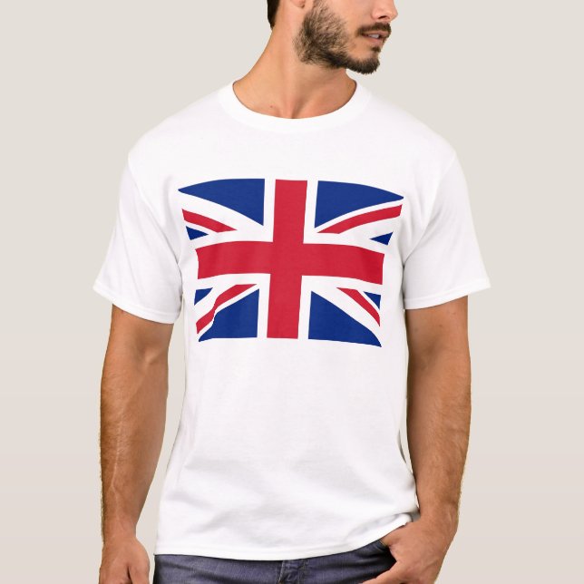 Camiseta con bandera del Reino Unido (Anverso)