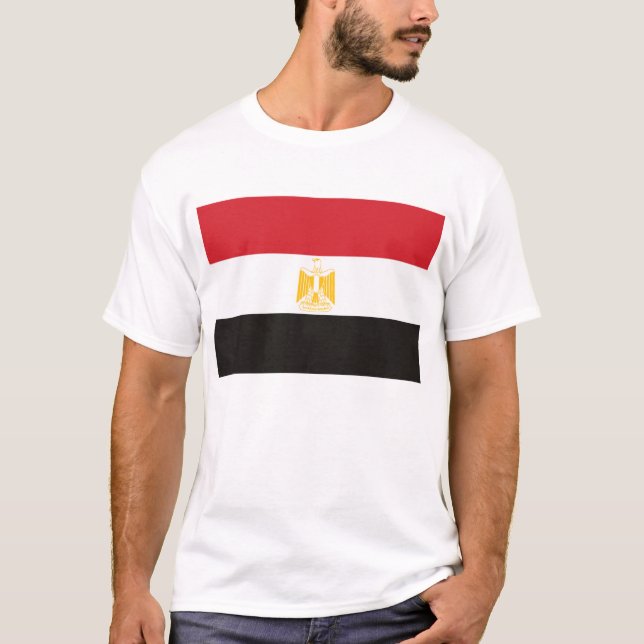 Camiseta con bandera egipcia (Anverso)