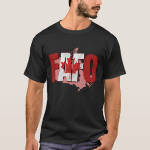 Camiseta con bandera F.A.F.O