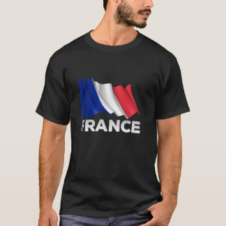 Camiseta Con Bandera Francesa Tee Shirt Long Sleev