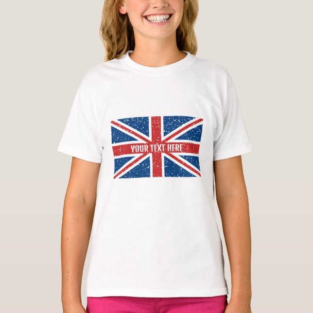 Camiseta con bandera Jack de la Unión Británica Pe (Anverso)