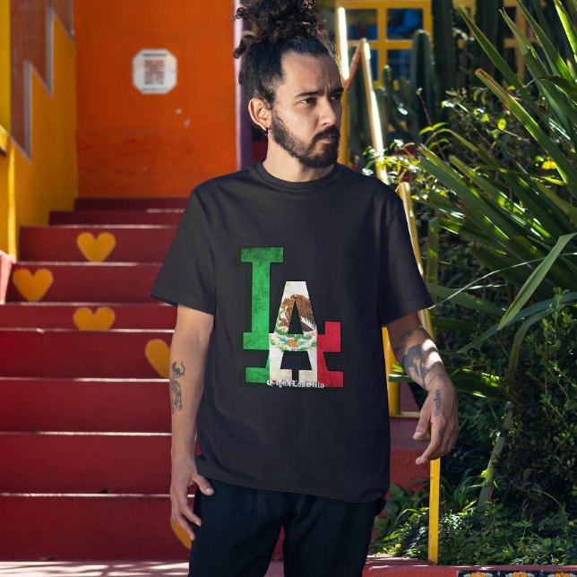 camiseta con bandera mexicana de Los Ángeles (Subido por el creador)