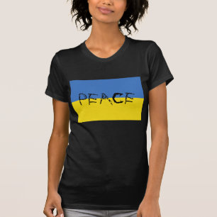 camiseta con bandera ucraniana