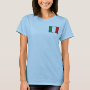 Camiseta con bandera y mapa de Italia