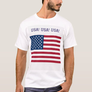 Camiseta con banderas de EE. UU. y Union Jack