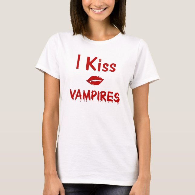 Camiseta con besos de vampiro (Anverso)