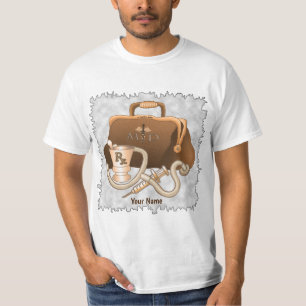 camiseta con bolsa de médica