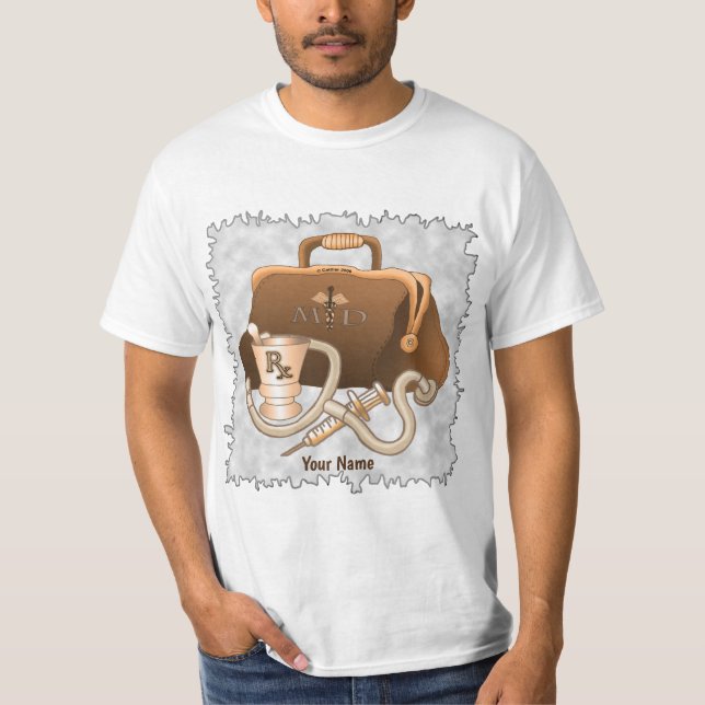 camiseta con bolsa de médica (Anverso)