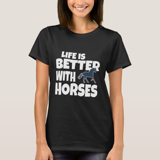 Camiseta Con caballos (Anverso)