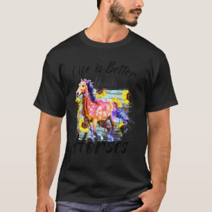 Camiseta Con Caballos Actividades Equinas