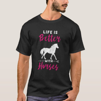 Camiseta Con Caballos Ecuestres