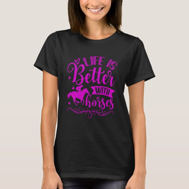 Camiseta CON CABALLOS Jinetes (Anverso)